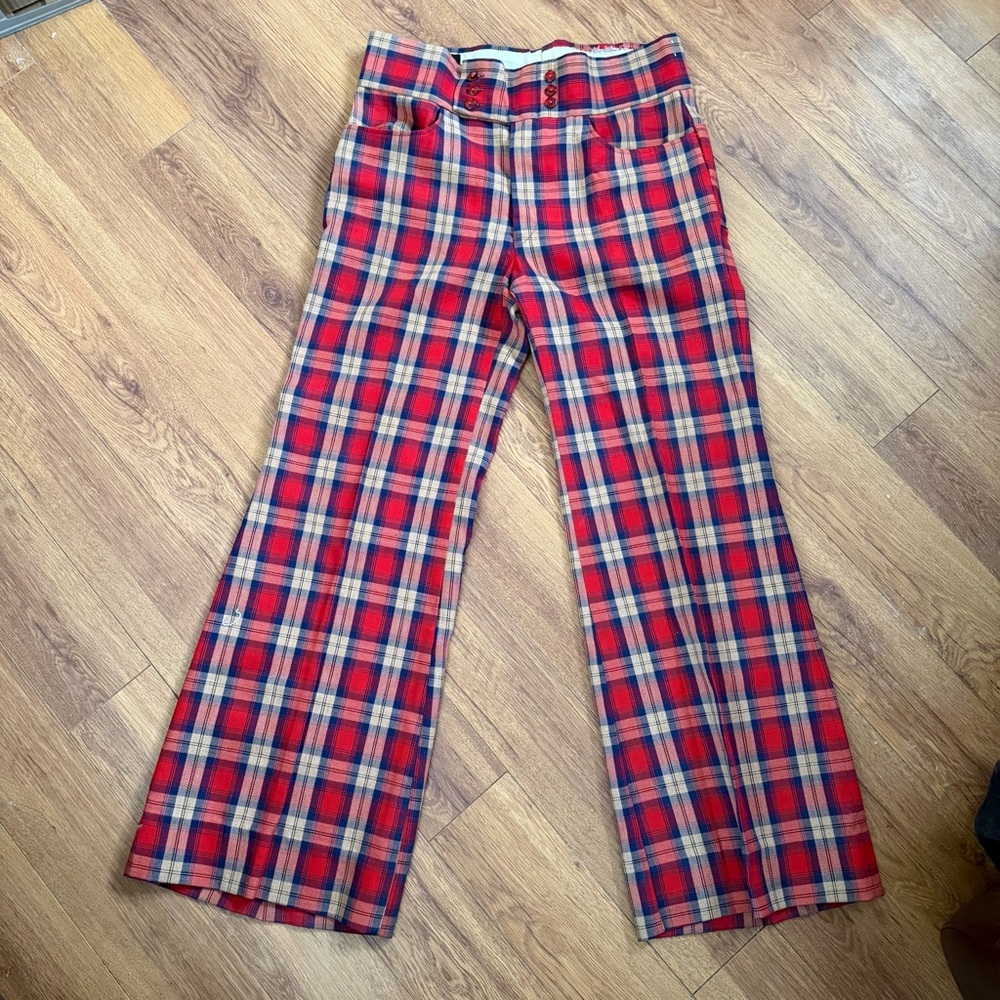 Vintage Plaid Golf Pants